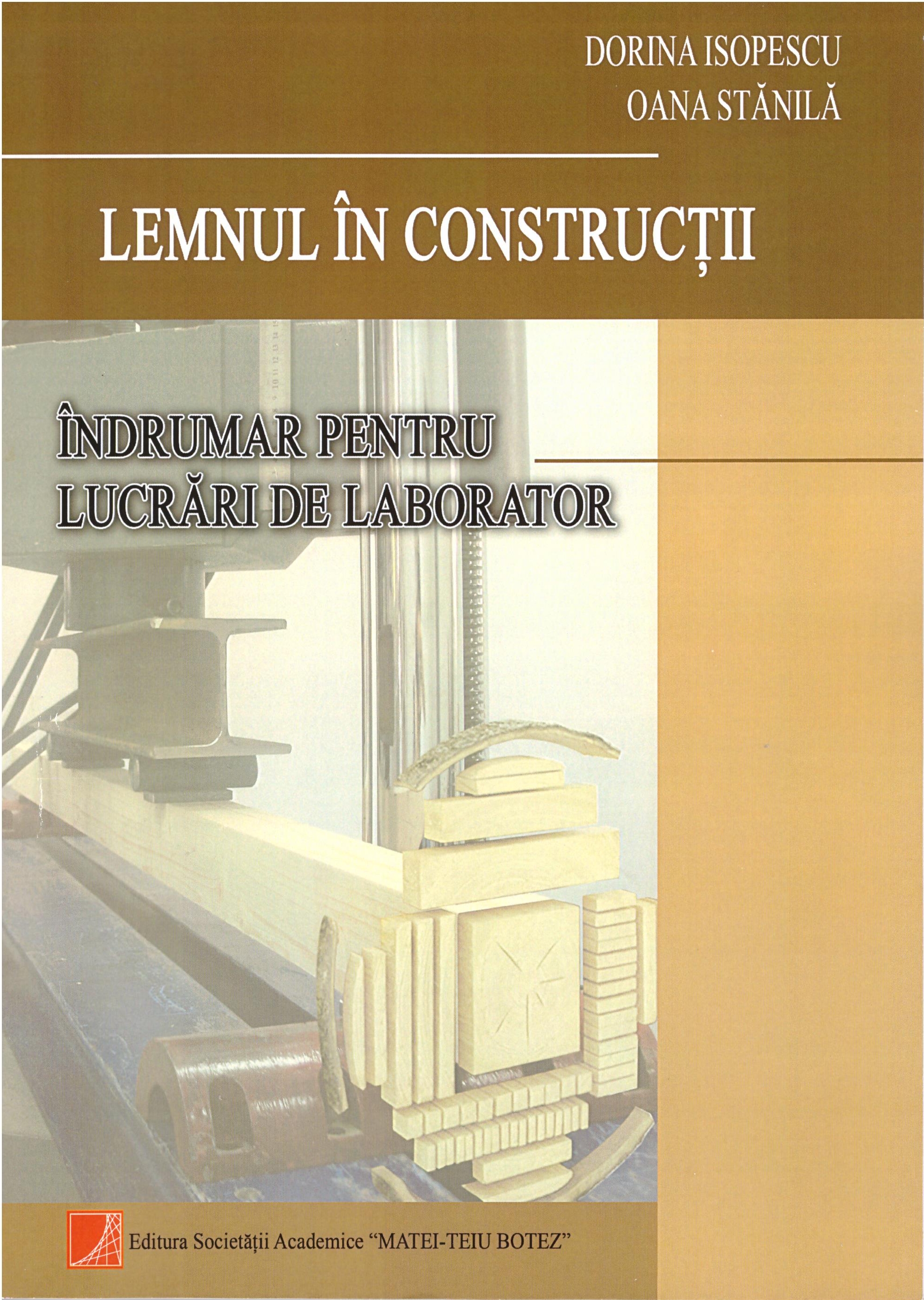 Lemnul n construcţii: ndrumar pentru lucrări de laborator